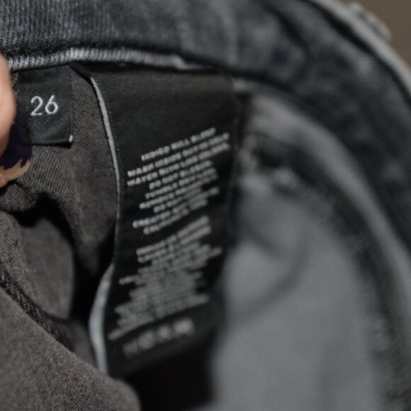 J Brand Maria High Rise Jeans Grey Dove Sz 26 - Picture 9 of 9